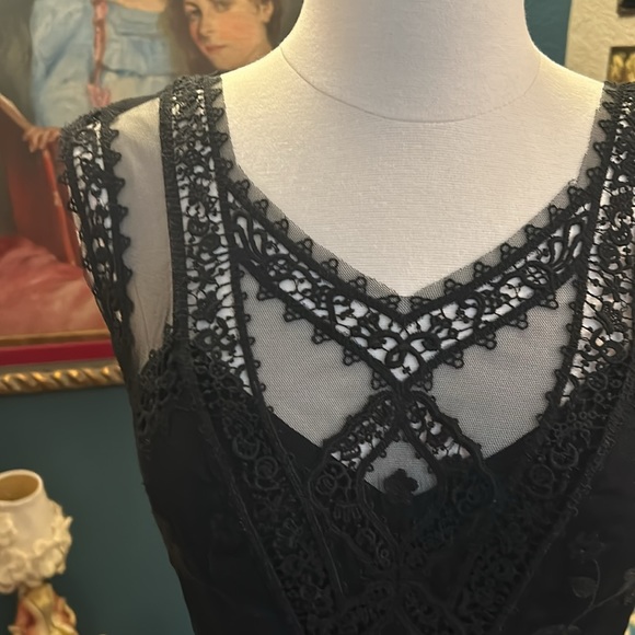 Black Free People Victoria Mini Dress- Size 2 - Picture 4 of 14